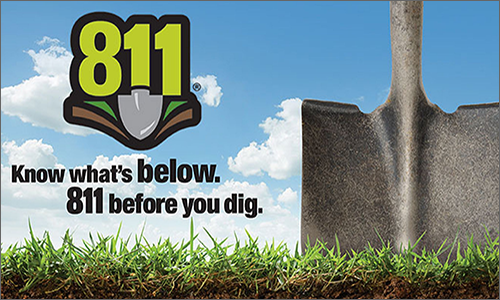 Call 811 Before You Dig